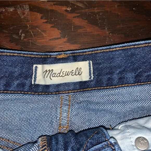 MADEWELL rigid denim A line skirt size 24 - Picture 3 of 4